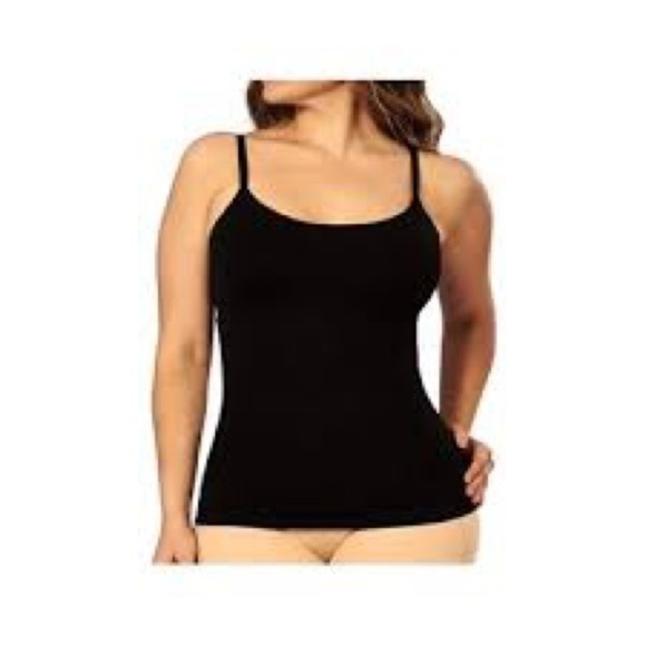 Empetua All Day Every Day Scoop Neck Cami Black Shapewear L The Best Tank EVER - Picture 1 of 7